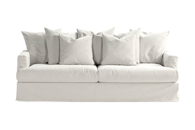 4-sits Soffa Menard Tvättbar & avtagbar klädsel - Ljusgrå - Möbler - Soffa - 4 sits soffa