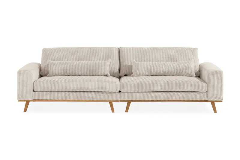 Copenhagen 4-sits Manchestersoffa - Beige - Möbler - Soffa - 4 sits soffa