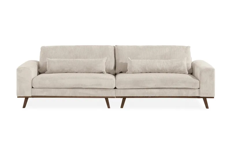Copenhagen 4-sits Manchestersoffa - Beige - Möbler - Soffa - 4 sits soffa