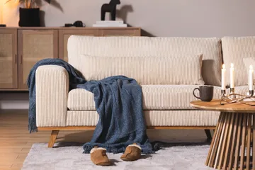 Copenhagen 4-sits Manchestersoffa - Beige - Möbler - Soffa - 4 sits soffa