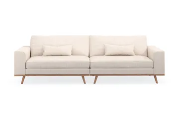 Copenhagen 4-sits Manchestersoffa - Beige - Möbler - Soffa - 4 sits soffa