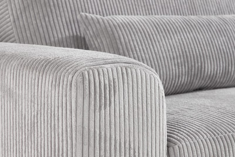 Copenhagen 4-sits Manchestersoffa - Ljusgrå - Möbler - Soffa - 4 sits soffa