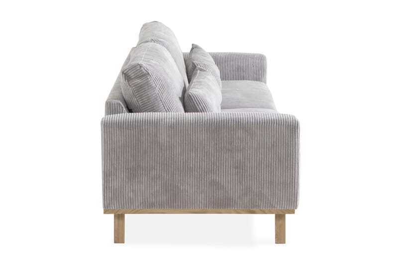 Copenhagen 4-sits Manchestersoffa - Ljusgrå - Möbler - Soffa - 4 sits soffa