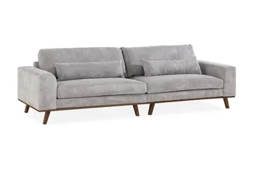 Copenhagen 4-sits Manchestersoffa - Ljusgrå - Möbler - Soffa - 4 sits soffa