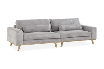 Copenhagen 4-sits Manchestersoffa - Ljusgrå - Möbler - Soffa - 4 sits soffa