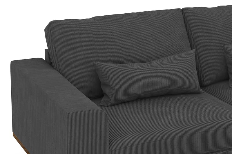 Copenhagen 4-sits Manchestersoffa - Mörkgrå - Möbler - Soffa - 4 sits soffa