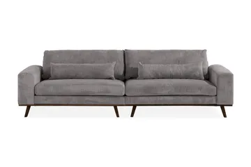 Copenhagen 4-sits Manchestersoffa - Mörkgrå - Möbler - Soffa - 4 sits soffa