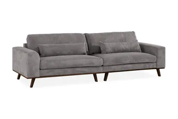 Copenhagen 4-sits Manchestersoffa - Mörkgrå - Möbler - Soffa - 4 sits soffa