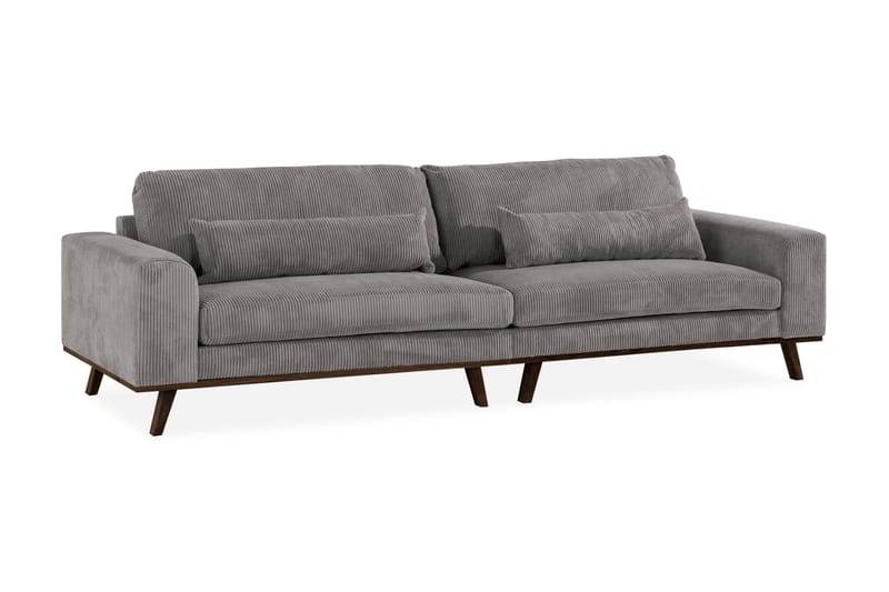 Copenhagen 4-sits Manchestersoffa - Mörkgrå - Möbler - Soffa - 4 sits soffa