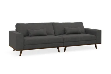 Copenhagen 4-sits Manchestersoffa - Mörkgrå - Möbler - Soffa - 4 sits soffa