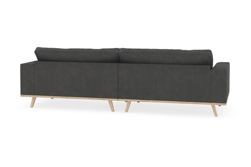 Copenhagen 4-sits Manchestersoffa - Mörkgrå - Möbler - Soffa - 4 sits soffa