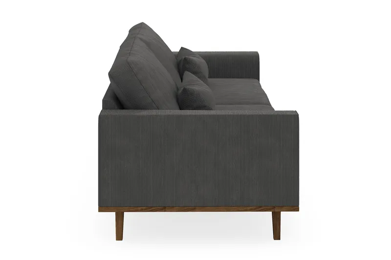 Copenhagen 4-sits Manchestersoffa - Mörkgrå - Möbler - Soffa - 4 sits soffa