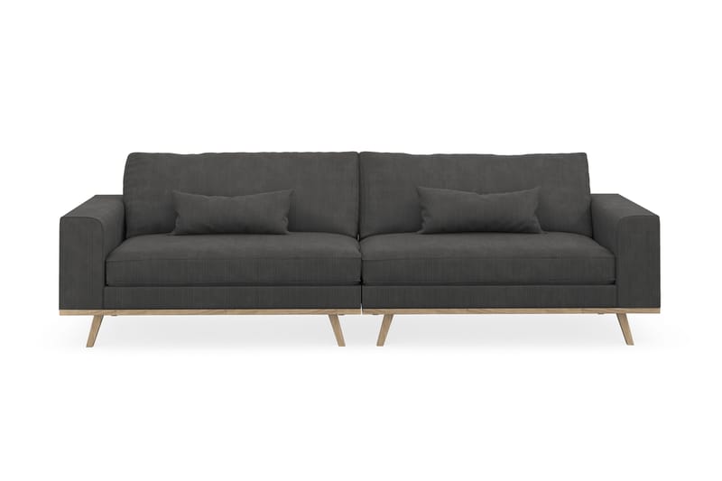 Copenhagen 4-sits Manchestersoffa - Mörkgrå - Möbler - Soffa - 4 sits soffa