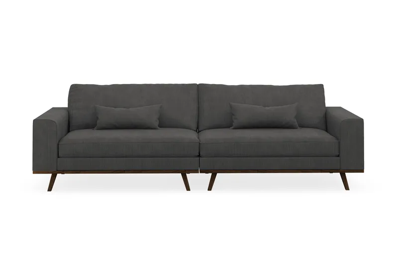 Copenhagen 4-sits Manchestersoffa - Mörkgrå - Möbler - Soffa - 4 sits soffa