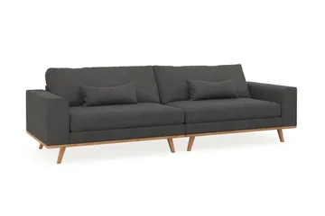 Copenhagen 4-sits Manchestersoffa - Mörkgrå - Möbler - Soffa - 4 sits soffa