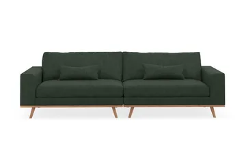 Copenhagen 4-sits Manchestersoffa - Mörkgrön - Möbler - Soffa - 4 sits soffa