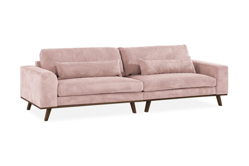 Copenhagen 4-sits Manchestersoffa - Rosa - Möbler - Soffa - 4 sits soffa