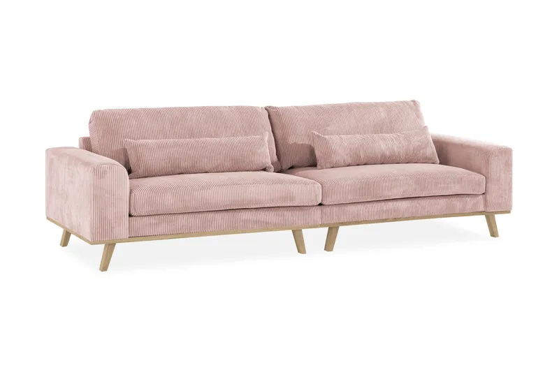 Copenhagen 4-sits Manchestersoffa - Rosa - Möbler - Soffa - 4 sits soffa