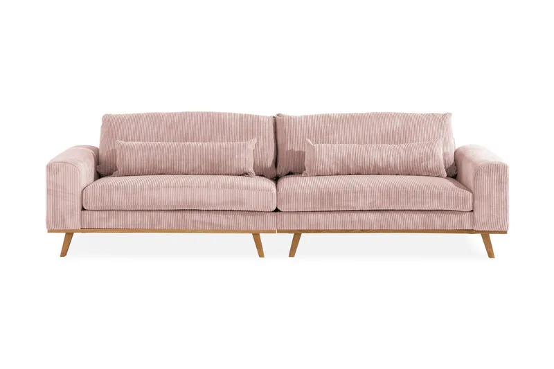 Copenhagen 4-sits Manchestersoffa - Rosa - Möbler - Soffa - 4 sits soffa