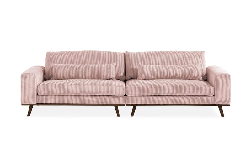 Copenhagen 4-sits Manchestersoffa - Rosa - Möbler - Soffa - 4 sits soffa
