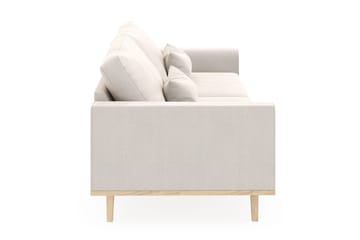 Copenhagen 4-sits Sammetssoffa - Krämvit - Möbler - Soffa - 4 sits soffa