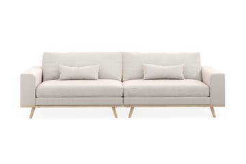 Copenhagen 4-sits Sammetssoffa - Krämvit - Möbler - Soffa - 4 sits soffa