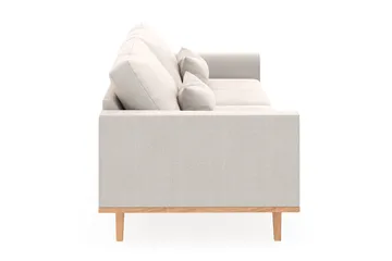 Copenhagen 4-sits Sammetssoffa - Krämvit - Möbler - Soffa - 4 sits soffa