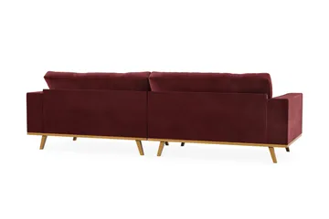 Copenhagen 4-sits Sammetssoffa - Lila - Möbler - Soffa - 4 sits soffa