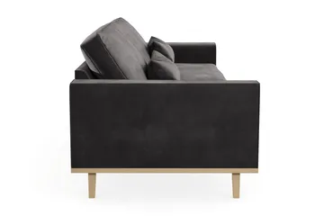 Copenhagen 4-sits Sammetssoffa - Mörkgrå - Möbler - Soffa - 4 sits soffa