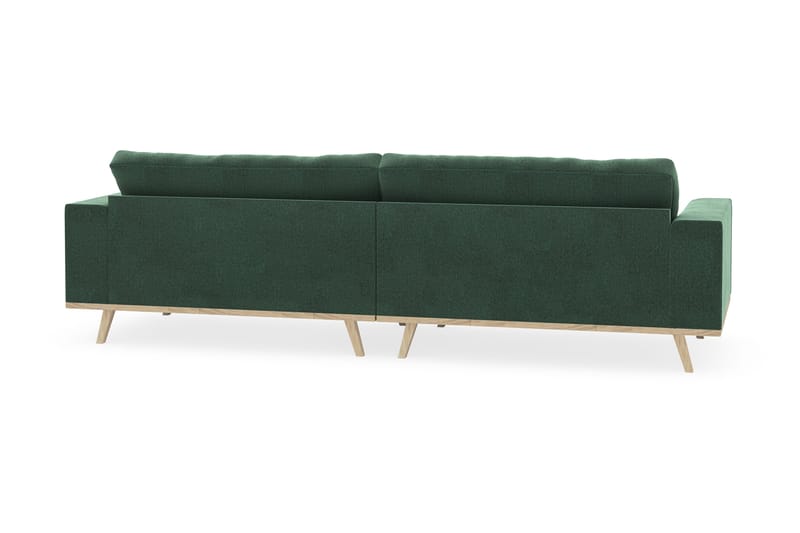 Copenhagen 4-sits Sammetssoffa - Mörkgrön - Möbler - Soffa - 4 sits soffa