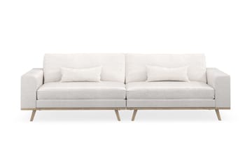 Copenhagen 4-sits Soffa i Bouclé - Vit - Möbler - Soffa - 4 sits soffa