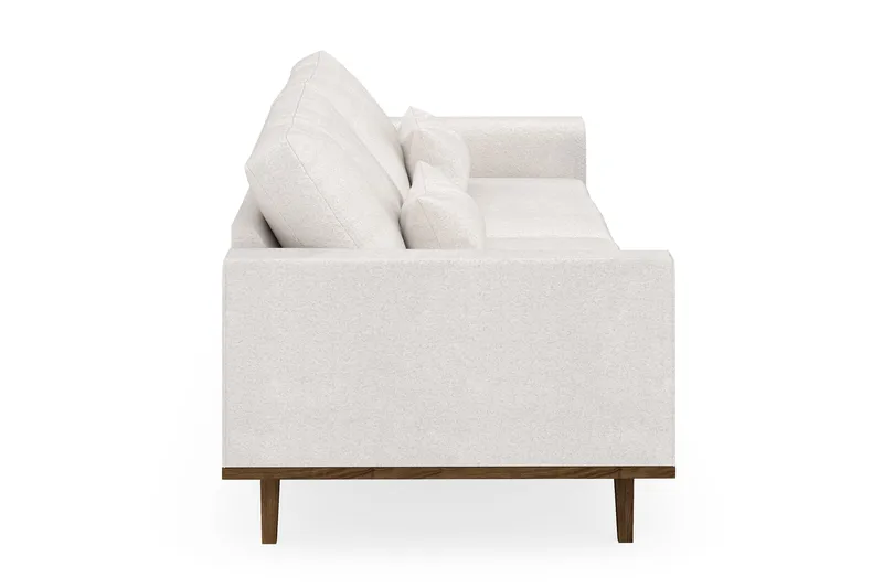 Copenhagen 4-sits Soffa i Bouclé - Vit - Möbler - Soffa - 4 sits soffa