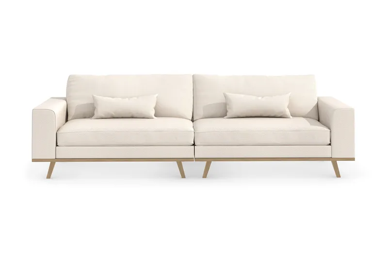 Copenhagen 4-sits Tygsoffa, Beige