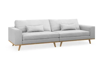 Copenhagen 4-sits Tygsoffa - Ljusgrå - Möbler - Soffa - 4 sits soffa