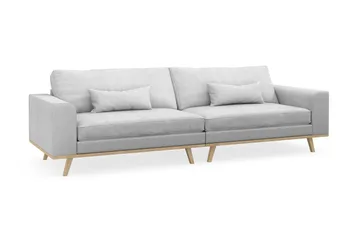 Copenhagen 4-sits Tygsoffa - Ljusgrå - Möbler - Soffa - 4 sits soffa