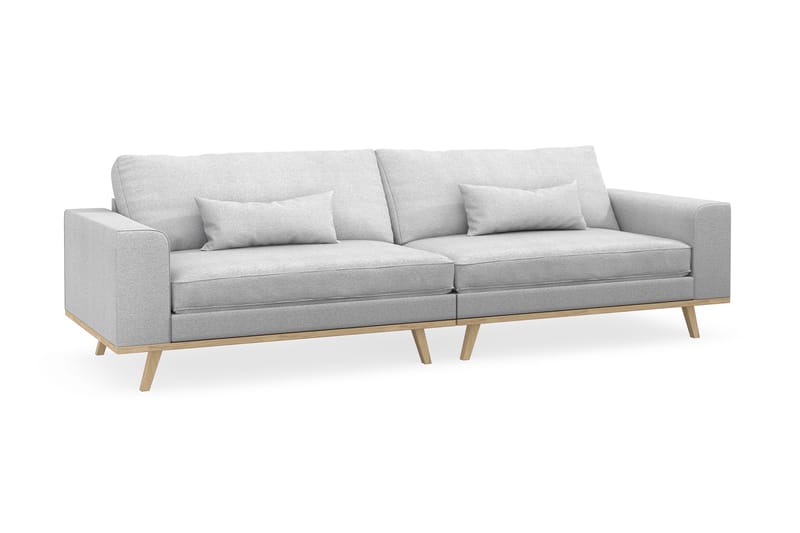 Copenhagen 4-sits Tygsoffa - Ljusgrå - Möbler - Soffa - 4 sits soffa