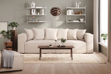 Cubo 4-sits Djup Modulsoffa i Tyg - Beige - Möbler - Soffa - 4 sits soffa