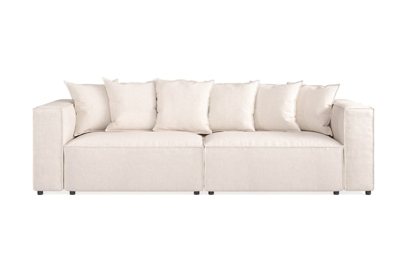 Cubo 4-sits Djup Modulsoffa i Tyg, Beige