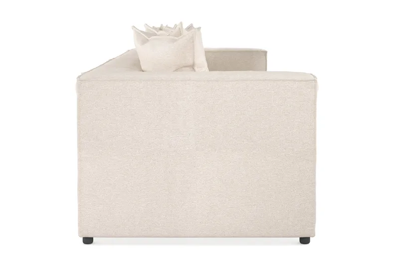 Cubo 4-sits Djup Modulsoffa i Tyg - Beige - Möbler - Soffa - 4 sits soffa