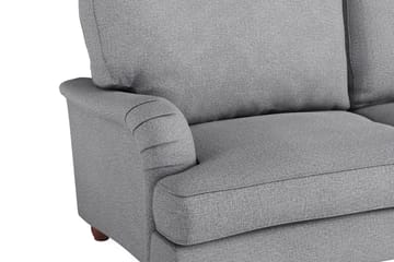 Howard Lyx 4-sits Svängd Tygsoffa - Ljusgrå - Möbler - Soffa - 4 sits soffa