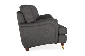 Howard Lyx 4-sits Svängd Tygsoffa - Mörkgrå - Möbler - Soffa - 4 sits soffa