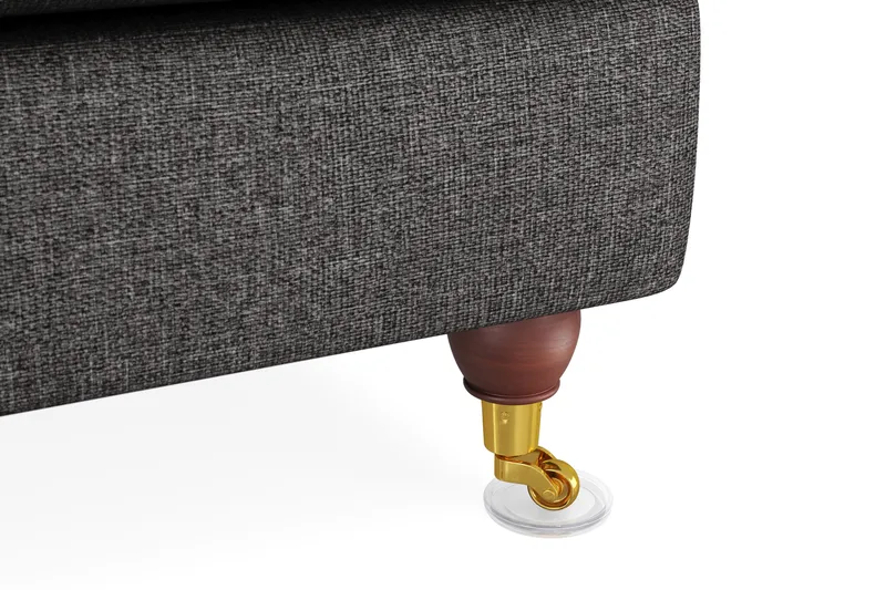 Howard Lyx 4-sits Tygsoffa - Mörkgrå - Möbler - Soffa - 4 sits soffa