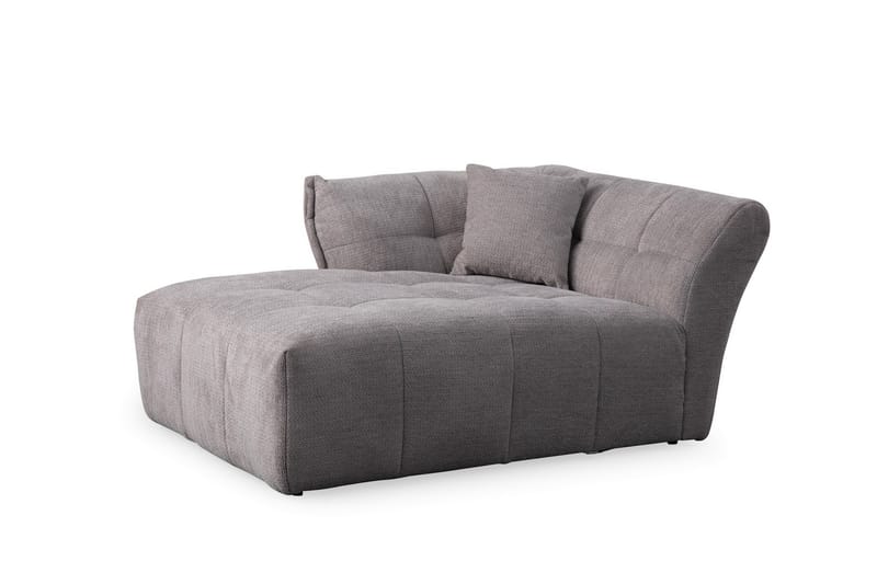 4-sits Soffa med Divan Azzo - Ljusgrå - Möbler - Soffa - Divansoffa & schäslongsoffa - 4 sits soffa med divan