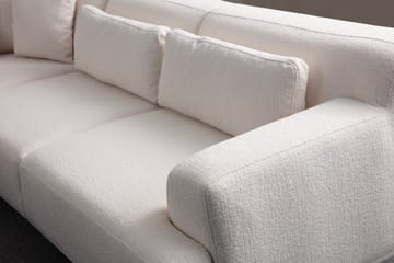 4-sits Soffa med Divan Jaguar - Vit - Möbler - Soffa - Divansoffa & schäslongsoffa - 4 sits soffa med divan