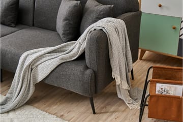 4-sits Soffa med Divan Revos - Antracit - Möbler - Soffa - Divansoffa & schäslongsoffa - 4 sits soffa med divan