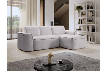 4-sits Soffa med Divan Ume - Grå - Möbler - Soffa - Divansoffa & schäslongsoffa - 4 sits soffa med divan