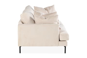 Menard 3-sits Djup Manchestersoffa - Beige - Möbler - Soffa - 3 sits soffa