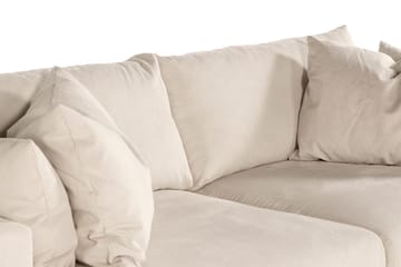 Menard 3-sits Djup Manchestersoffa - Beige - Möbler - Soffa - 3 sits soffa