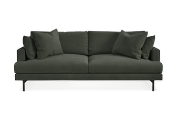 Menard 3-sits Djup Manchestersoffa - Mörkgrön - Möbler - Soffa - 3 sits soffa