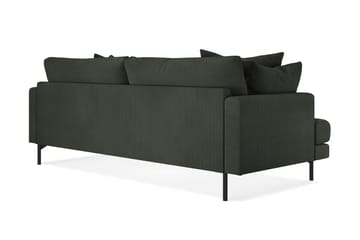 Menard 3-sits Djup Manchestersoffa - Mörkgrön - Möbler - Soffa - 3 sits soffa